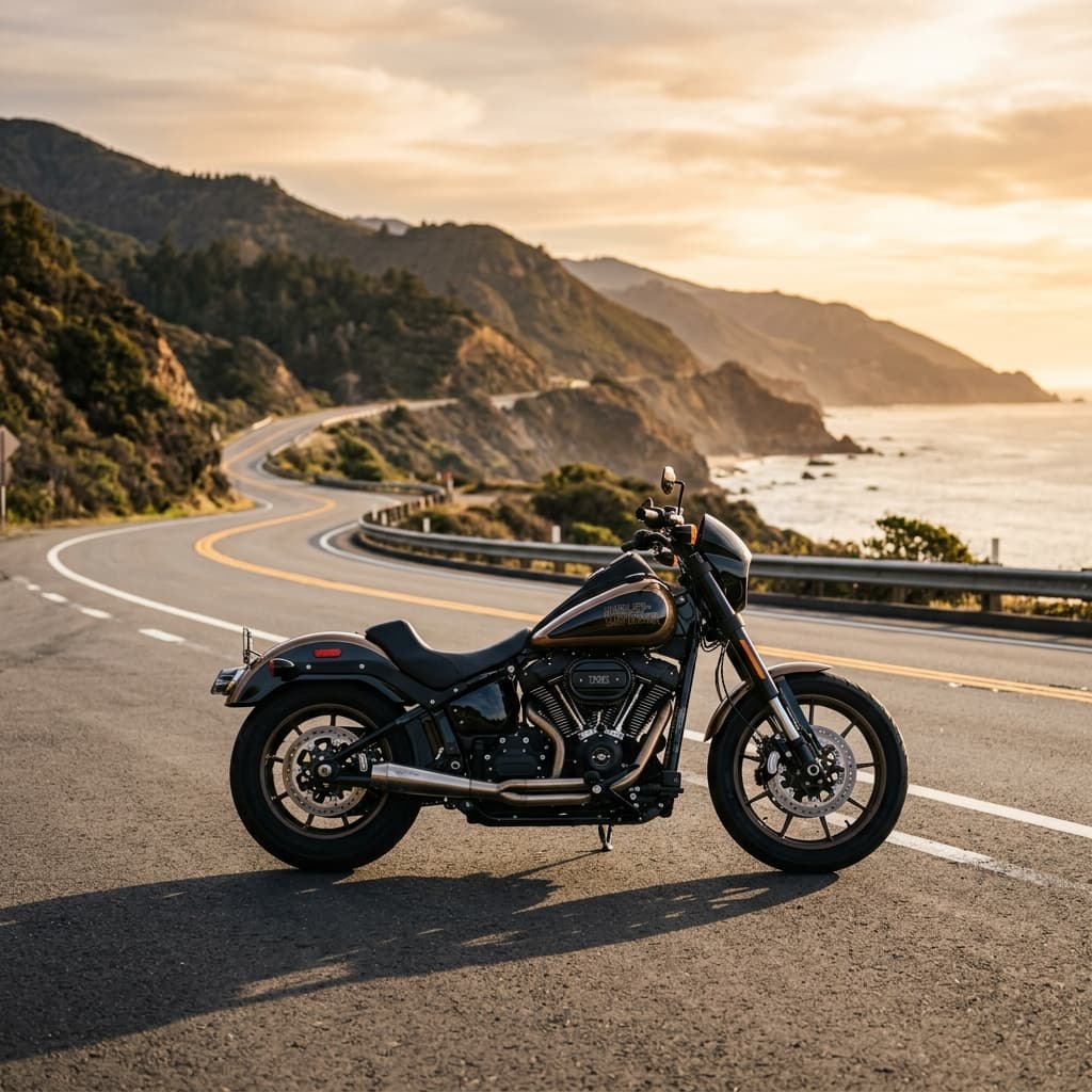 Motorcycle on a scenic road representing motorcycle accident claims